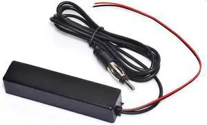 Universal Car Hidden Amplified Antenna Kit 12v Electronic Stereo FM/AM Radio New