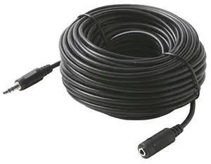 NEW 50 ft 3.5mm 1/8 audio jack computer speaker extension male to female cable