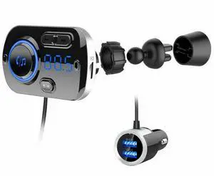 Handsfree Bluetooth FM Transmitter Wireless Radio Adapter Car Kit Mp3 Player USB Handsfree Bluetooth FM Transmitter Wireless Radio Adapter Car Kit Mp3 Player USB
