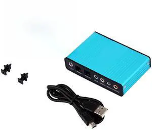 6 Channel 5.1 External USB Sound Card Adapter Optical Audio Laptop Notebook PC 6 Channel 5.1 External USB Sound Card Adapter Optical Audio Laptop Notebook PC