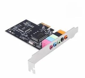 PCI-E Express 5.1 Ch 6 Channel Audio Digital Sound Card PCI-E Express 5.1 Ch 6 Channel Audio Digital Sound Card