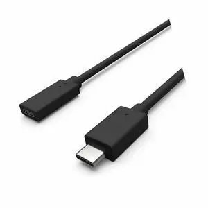 6.5 ft Feet Type C USB 3.1 Male to USB-C Female Extension Data Cable Cord Black