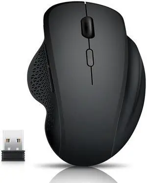 2.4GHz Wireless Optical Mice PC Gaming Mouse 6 Buttons & USB Receiver for Laptop 2.4GHz Wireless Optical Mice PC Gaming Mouse 6 Buttons & USB Receiver for Laptop