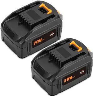 Upgraded version 2-Pack 6.5Ah 20V Lithium-ion Battery  Compatible with Worx WA3578, WG630, WG322, WG543, WG163 (Replaces 6.0Ah, 5.0Ah, 4.0Ah, 3.0Ah, 2.0Ah Models)