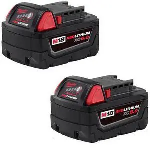 Milwaukee 48-11-1850 2 Pack M18 18V Lithium-Ion Battery 48-11-1852