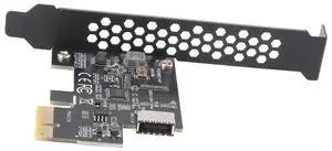 PCI-E 1X To USB 3.2 GEN1 5Gbps Type-E A-Key Expansion Card,Front Panel Type-C Interface For Desktop PC(ASM1042A) PCI-E 1X To USB 3.2 GEN1 5Gbps Type-E A-Key Expansion Card,Front Panel Type-C Interface For Desktop PC(ASM1042A)