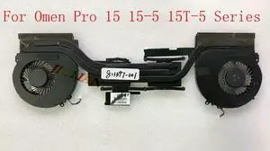 Cooling Fan For Omen Pro 15 15-5 15T-5 Series Heatsink Cooling CPU Fan 811397-001 In Good Condition