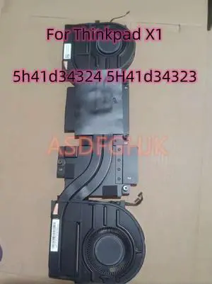 For For Thinkpad X1 extreme 4rd p 1 hermit Gen4 Fan radiator 5h41d34324 5H41d34323 EG75071S1  Work