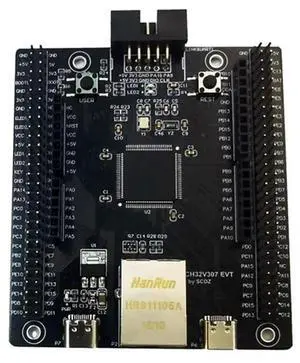 CH32V307 Evaluation Board RISC-V MCU Onboard Wch-Link CH32V307VCT6 CH32V307V-EVT-R1 WCH Easy Install