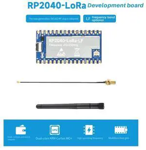 RP2040-Lora LF Development Board+Antenna Accessories Parts Kit SX1262 410-510Mhz Development Board Supports GFSK Lora