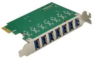 ST69 Pcie X1 VL812 7 Port USB 3.0 5G Speed Industrial Computer Equipment Multi-Functional Convenient Expansion Card Easy