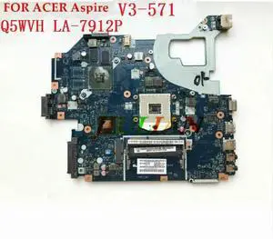 NBY1711001 Mainboard For aspire V3-571 V3-571G Laptop Motherboard NB.Y1711.001 Q5WVH LA-7912P HM77 tested & working