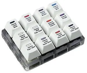 MX2A Key Switch Tester 12-Key Mechanical Keyboard Sampler Switch Testing Tool For Mechanical Keyboard