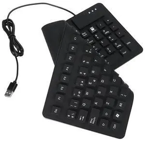 108 Keys Spanish Keyboard Spanish Keyboard Spanish Foldable Keyboard Waterproof Dustproof Keyboard
