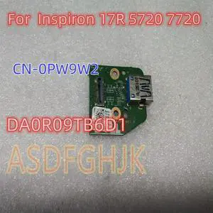 For Inspiron 17R 5720 7720 USB Board DA0R09TB6D1 REV:D PW9W2 0PW9W2 CN-0PW9W2 Work