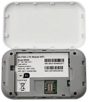 4G Wireless Router Modem Mifi 150Mbps Support 10 Users + Sim Card Slot