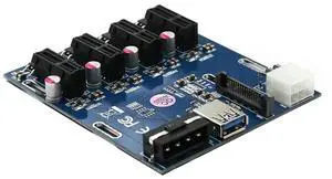 1 Drag 4 Adapter Extension Cable One Drag Four Adapter Card PCI-E To Four PCIE Multi-Functional Expansion Card Spare Part