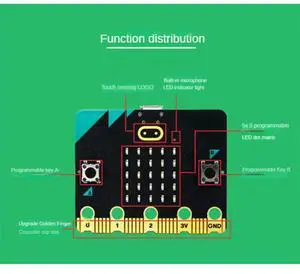 Microbit V2.0 Development Board Microbit Car Kit/Qtruck/Python Education BBC Microbit Programmable Robot For DIY