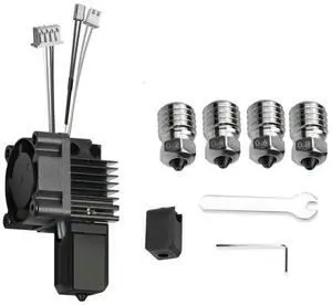 YOC-Bi-l Nozzle Print Head With Cooling Fan V2.0 For X1 X1C 3D Printer Hotend Kit 3D Printing Parts