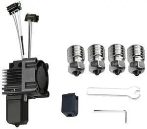 YOC-For P1P P1 3D Printer Bi-l Nozzles Cooling Fan V2.0 Print Head Hotend Kit 3D Printing Parts
