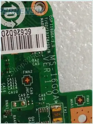 Laptop FOR GT60 GX60 VGA USB WLAN BOARD MS-16G0A Tested Fast Shipping