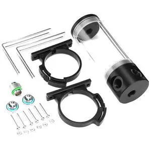 Acrylic Cylinder Reservoir Water Tank G1/4 50Mm X 140Mm For Pc Liquid Cooling Water Cooling Kit For Computer Cpu