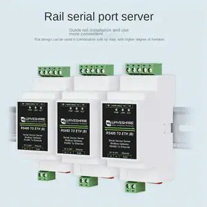Waveshare RS485 Serial Port Server RS485 To RJ45 Ethernet TCP/IP To Serial Port Module Rail Type Serial Port Server Waveshare RS485 Serial Port Server RS485 To RJ45 Ethernet TCP/IP To Serial Port Module Rail Type Serial Port Server