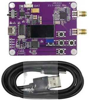6Ghz RF Generator 23.5Mhz-6000Mhz Module Keypad Version Oled Screen Display HMC833