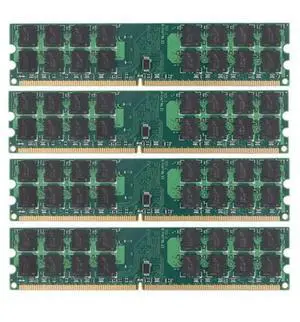 16GB 4X4GB PC2-6400 DDR2 800MHZ 240Pin For Dedicated Desktop Memory Ram 1.8V SDRAM Only For