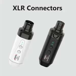 AROMA ARC1 5.8GHZ Wireless Microphone System ABS +l 35M Effective Range XLR Connection Rechargeable Transmitter Recei