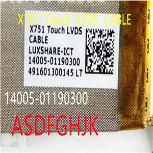 X751 Touch LVDS EDP cable 14005-01190300 is applicable to X751 X751L X751LD notebook computer screen display cable
