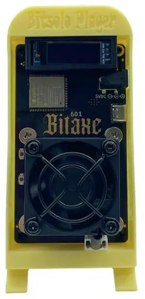 Open Sources Miner With Stand Bitaxe Gamma 601 BTC 1.2TH/S Bitcoin Miner BM1370 Asic Chip From Antminer S21 Pro
