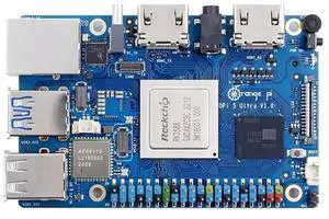 For Orange Pi 5 Ultra LPDDR5 SBC Rockchip RK3588 6 TOPS NPU,PCIE 2.5G LAN,6E+BT 5.3,M.2 M-Key Slot Board 16G