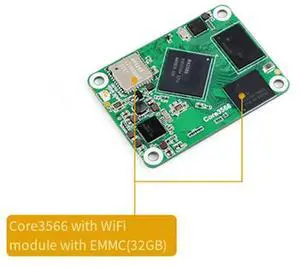 Core3566 Module Kit RK3566 Quad-Core Processor High-Performance Computing, 8-Inch -Compatible Touch Screen
