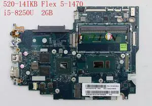 MB LA-E541P For 520-14IKB Flex 5-1470 Laptop Motherboard 5B20Q13014 i5-8250U CPU 940MX 2GB Tested OK