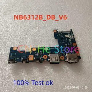 NB6312B-DB-V6 FOR 300e Yoga Gen 4 Chromebook 5C11H81502 HDMI USB Power Button Board Fast Shipping