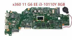 Scheda Madre For ProBook x360 11 G6 EE Laptop Motherboards M03746-601 MB UMA i3-10110Y 8GB WIN Tested & Working