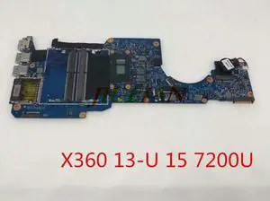 Mainboard 448.07M06.0031 903237-501 For Pavilion x360 13-U M3-U laptop motherboard 903237-601 with CPU i5-7200U Tested