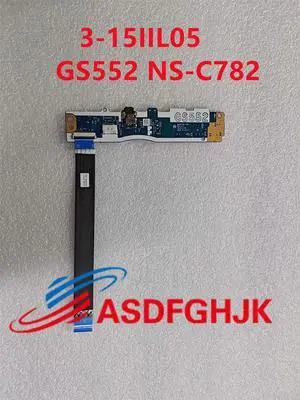 GS552 NS-C782 For 3-15IIL05 3-15IML05 3-15ITL05 Laptop Audio Power Button Board Switch With Cable Tested Fully Work