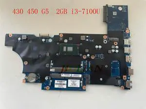 Good MB For ProBook 430 450 G5 L00827-001  L03940-001 UMA 2GB i3-7100U Laptop Motherboard Mainboard Test OK