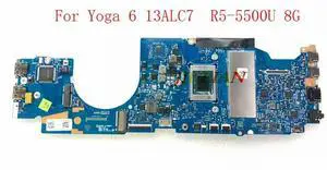 Main board For Yoga 6 13ALC7 Motherboard 5B21E74599 R5-5500U 8G  Spare For Parts Or Repair