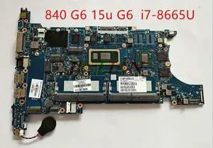 Placa L62755-001 For 840 G6 IDS DSC 15u G6 Laptop Motherboard W/ i7-8665U L62755-601 L62755-501 6050A3022501 Function
