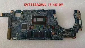 Laptop motherboards For Vaio Tap 11 SVT112A2WL 11.6" W/ I7-4610Y Motherboard DA0KR1MB8E0 fully tested OK