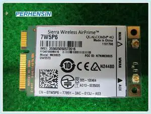 FOR DW5570 7W5P6 555-BBPP Sierra 4G HSPA WWAN Broadband Mobile Card MSata 07W5P6 Work
