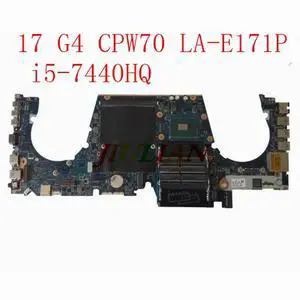 Scheda Madre 921326-601 For ZBOOK 17 G4 Laptop Motherboard CPW70 LA-E171P i5-7440HQ Working MB