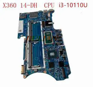 Placa For PAVILION X360 14-DH  Laptop Motherboard MB DSC MX130 2GB i3-10110U WIN L67769-601 L72524-601 Working OK