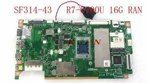 Scheda Madre For SF314-43 Laptop Motherboard LA-L141P NBAB211006 NB.AB211.006 R7-5700U 16G  Fully Working