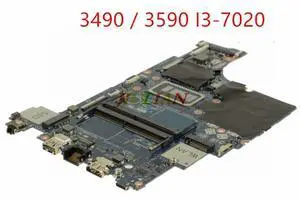 CAL50/DAL10 LA-F116P For OEM Latitude 3490 / 3590 Motherboard System Board With  I3-7020 2.3GHz CPU - FVM2M 0FVM2M Working