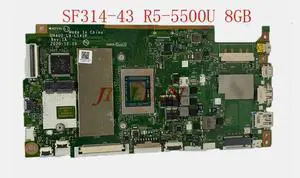 Genuine GH4UZ LA-L141P For SF314-43 Laptop Motherboard Mainboard R5-5500U 8GB UMA NB.AB211.004 NBAB211004
