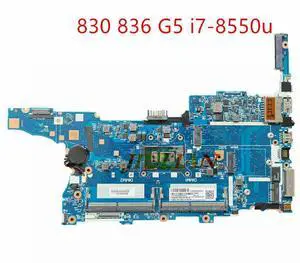 Placa Mae 6050A2939701-MB-A01 For EliteBook 830 836 g5 Laptop Motherboards L21622-001 L21622-601 W/ i7-8550u CPU Function